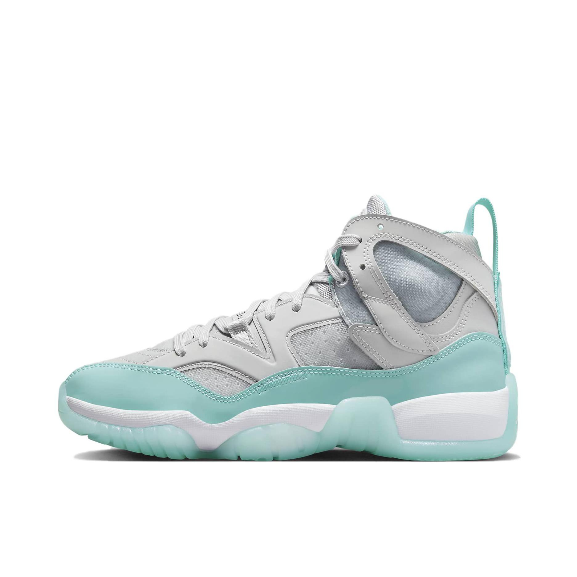 推荐商品：Jordan Jumpman Two Trey 篮球鞋 时尚复古减震防滑耐磨缓震实战 女款/灰色/青色