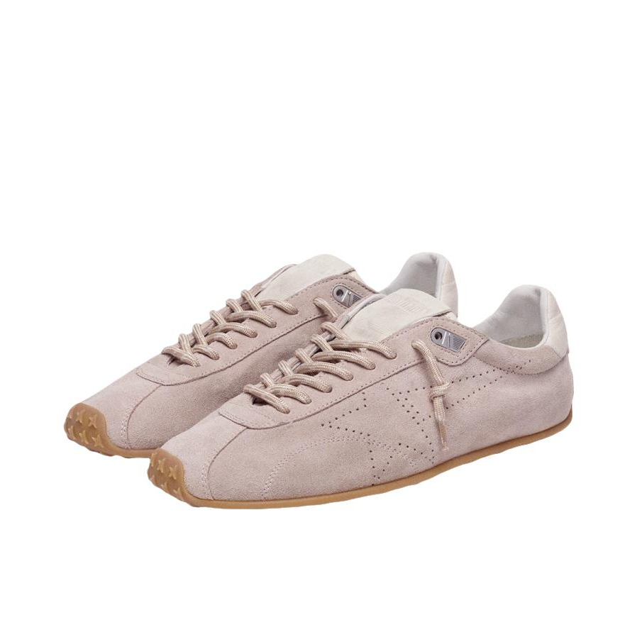 推荐商品：GOLDEN GOOSE Marathon Speed 运动休闲鞋 薄底圆头低帮浅口 浅粉色/白色