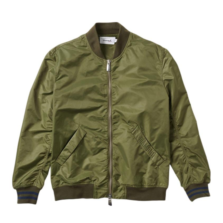 Diamond Supply Co.钻石丝光飞行员夹克 男女同款