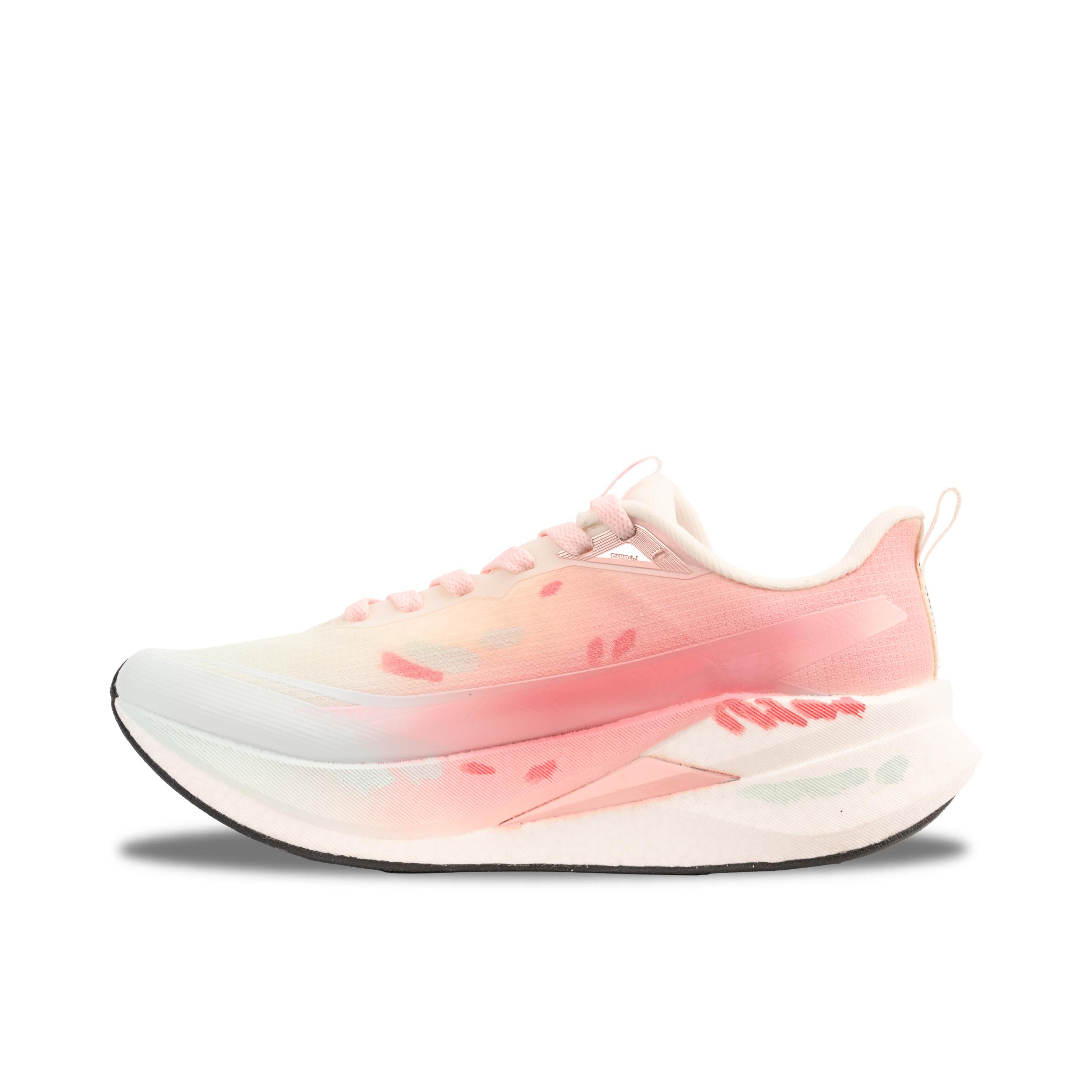 推荐商品：定制款 李宁 赤兔9 PRO 跑鞋 校园街头减震塑胶 粉絮