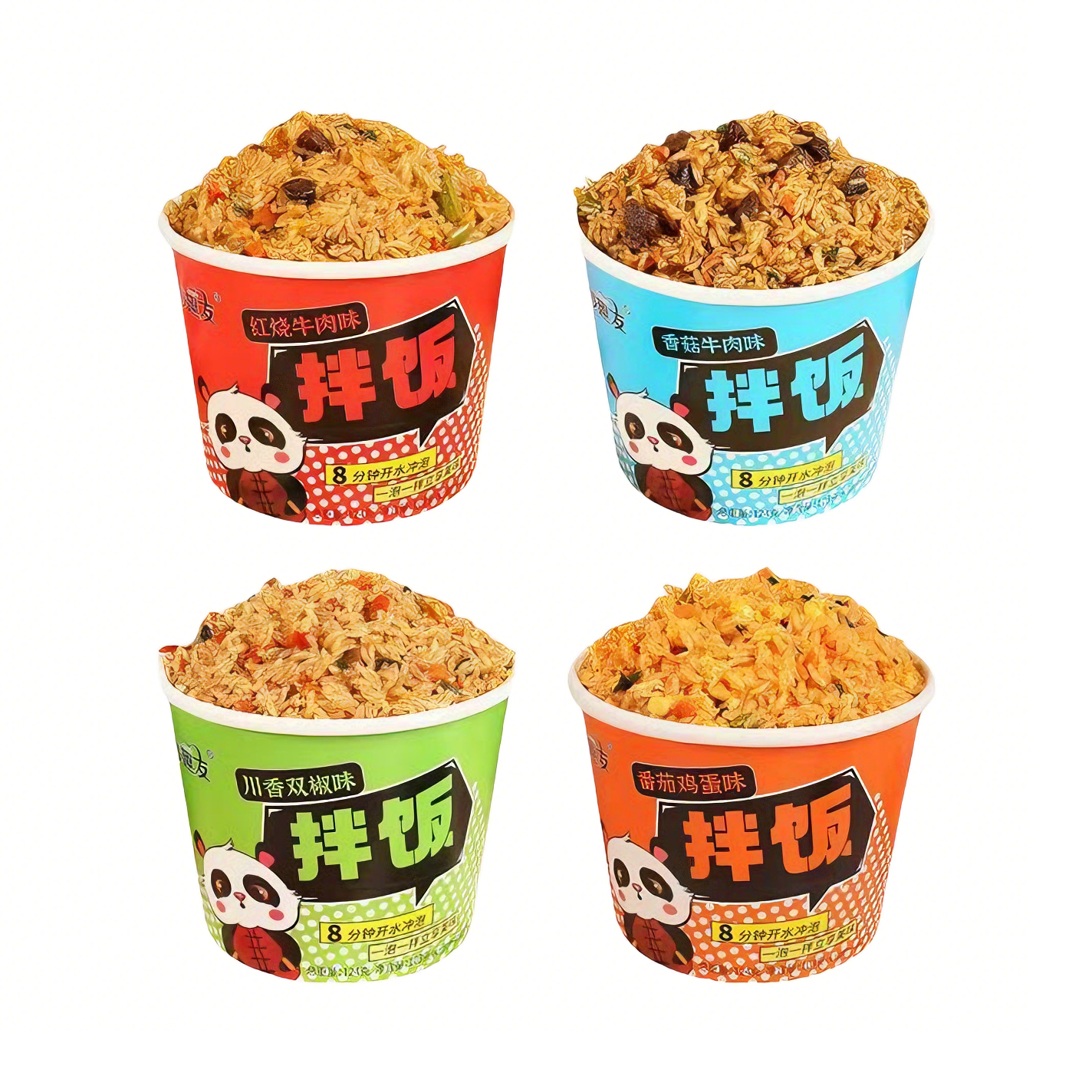 推荐商品：妙趣友 自热拌饭 124g/桶 多口味组合