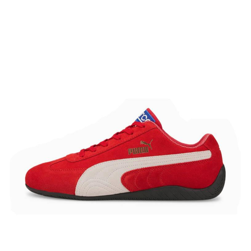 推荐商品：Puma/彪马 Speedcat OG 赛车鞋 德训鞋 训练鞋 T头薄底复古防滑耐磨贴合赛车风流光风 Red/Black/White 红色/白色/金色