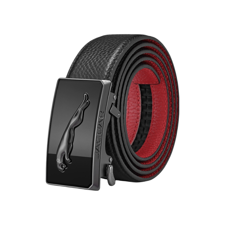 推荐商品：JAGUAR 合金内穿自动扣牛皮革皮带 JX3222430153