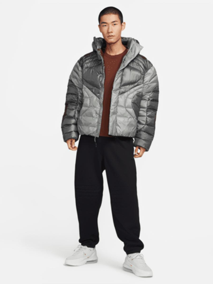 Nike/耐克 Sportswear Tech Pack梭织保暖拉链机能风连帽夹克 FB7424 青灰/铁灰