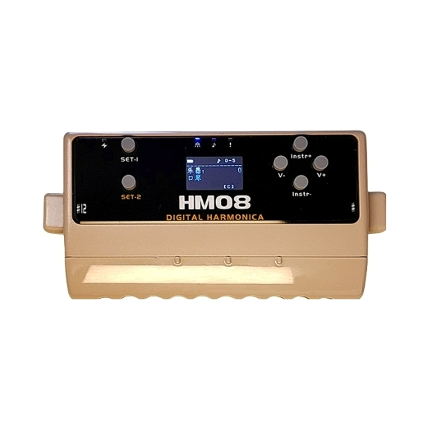 推荐商品：墨兹卡 HM08S 8孔数码电子半音阶口琴 