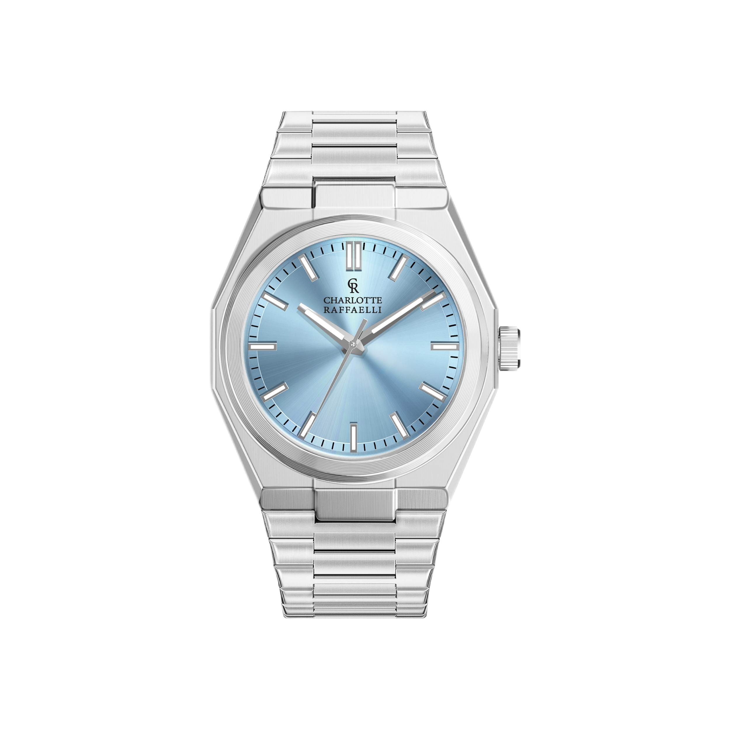 推荐商品：Charlotte Raffaelli 蓝色之眼 时尚休闲夜光轻奢防水潮流简约百搭石英男士手表