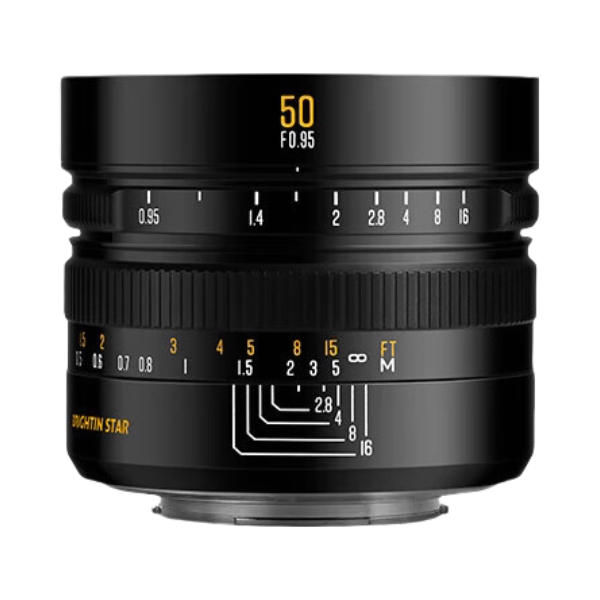 推荐商品：brightin star/星曜 50mmF0.95 62mm APS-C画幅标准定焦镜头 梦幻虚化 夜光填漆 夜神人像 半画幅
