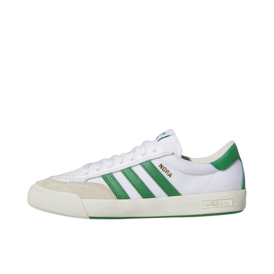 推荐商品：adidas Originals Nora 板鞋 防滑耐磨舒适轻便时尚百搭贴合 绿色/白色