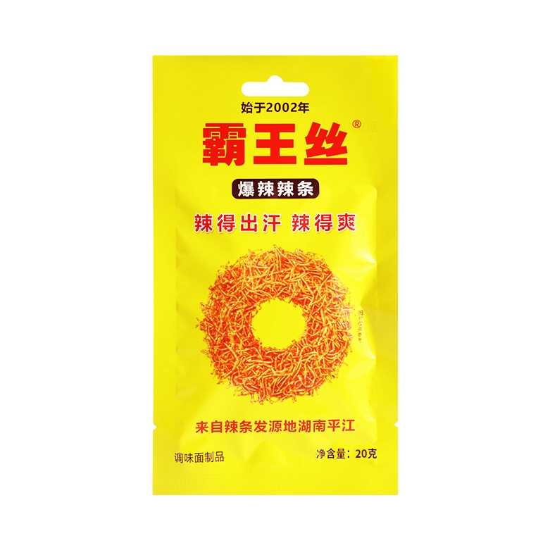 推荐商品：霸王丝 辣条 20g 袋装 儿时解馋宿舍 爆辣