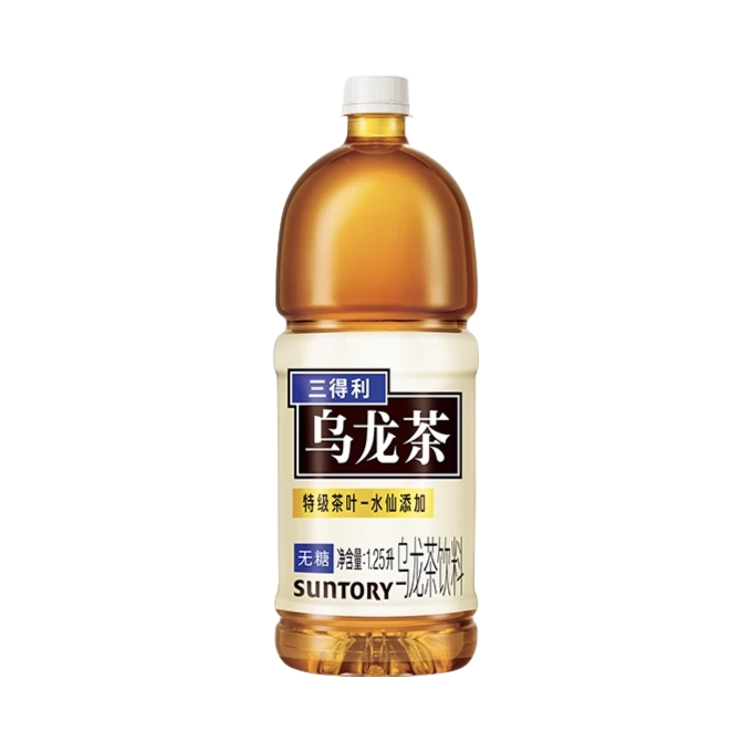 推荐商品：Suntory/三得利 0糖0卡0脂 乌龙茶饮料 1.25L 瓶装 解腻解渴无糖