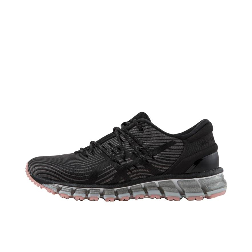 推荐商品：Asics/亚瑟士 Gel-Quantum 360 4.0 跑鞋 缓冲减震防滑耐磨舒适休闲百搭织物 White/Mid Grey 黑灰/粉