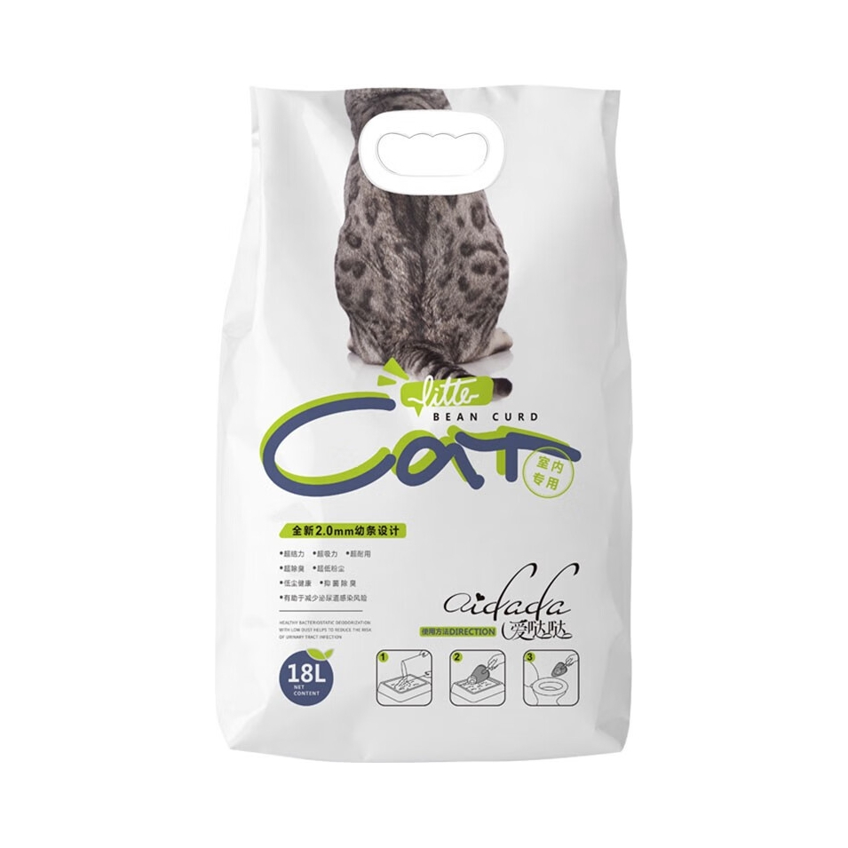 推荐商品：爱哒哒 豆腐猫砂 除臭无尘