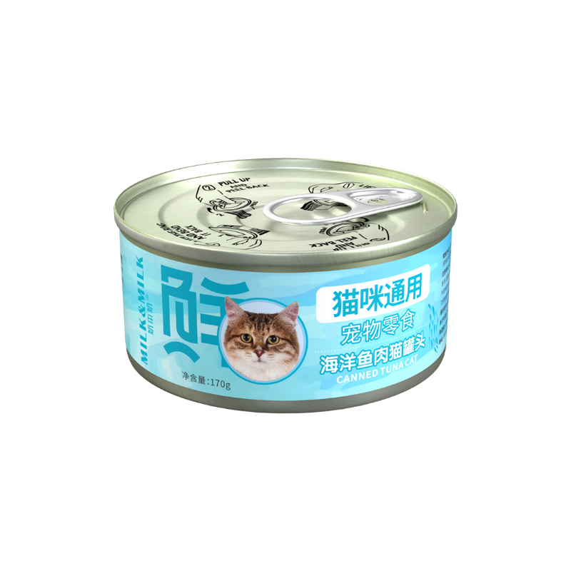 推荐商品：奶本奶 海洋鱼肉味猫罐头营养补水猫咪零食170g