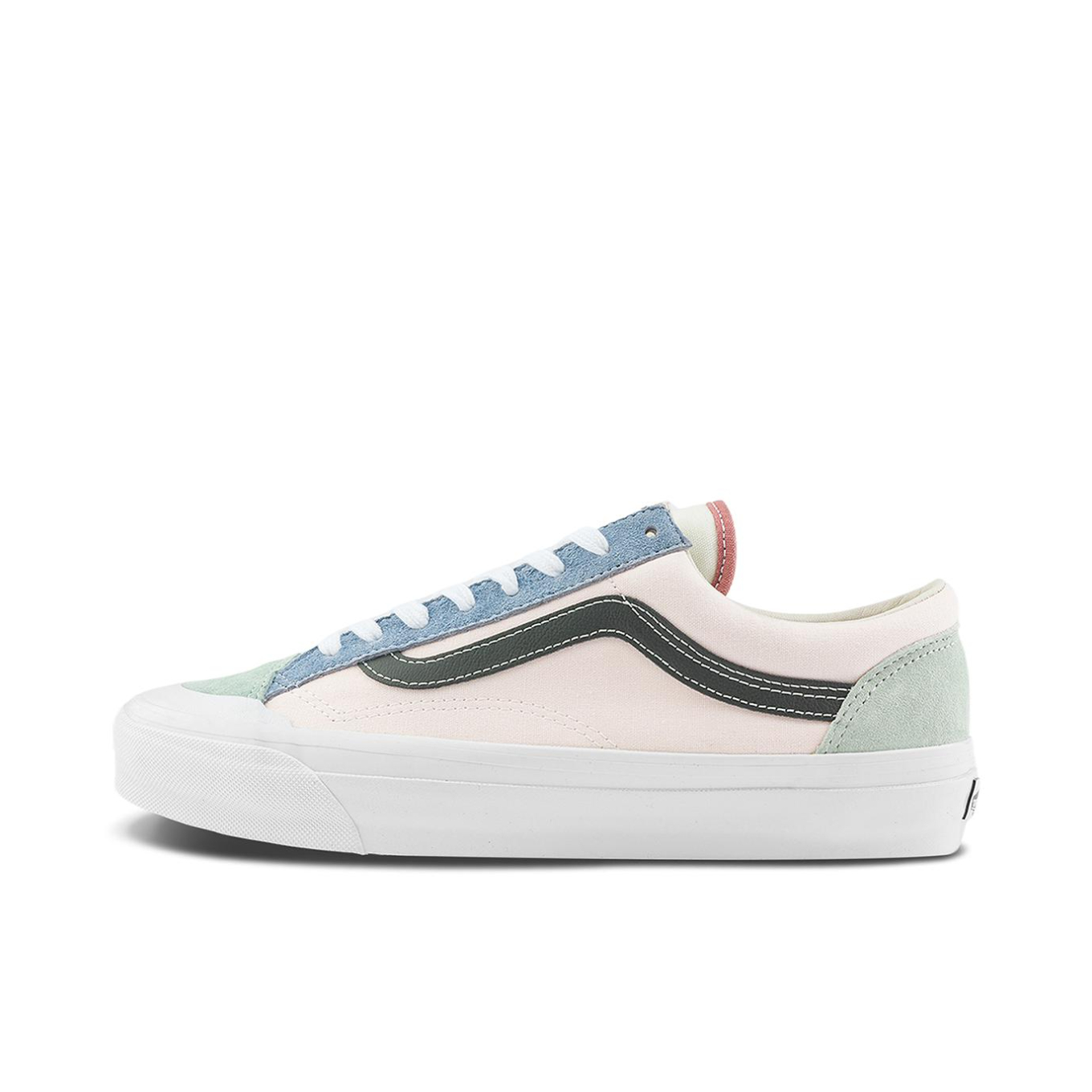 推荐商品：Vans/范斯 Old Skool Reissue 136 板鞋 防滑耐磨舒适透气时尚复古百搭休闲 淡粉色/黑色粉
