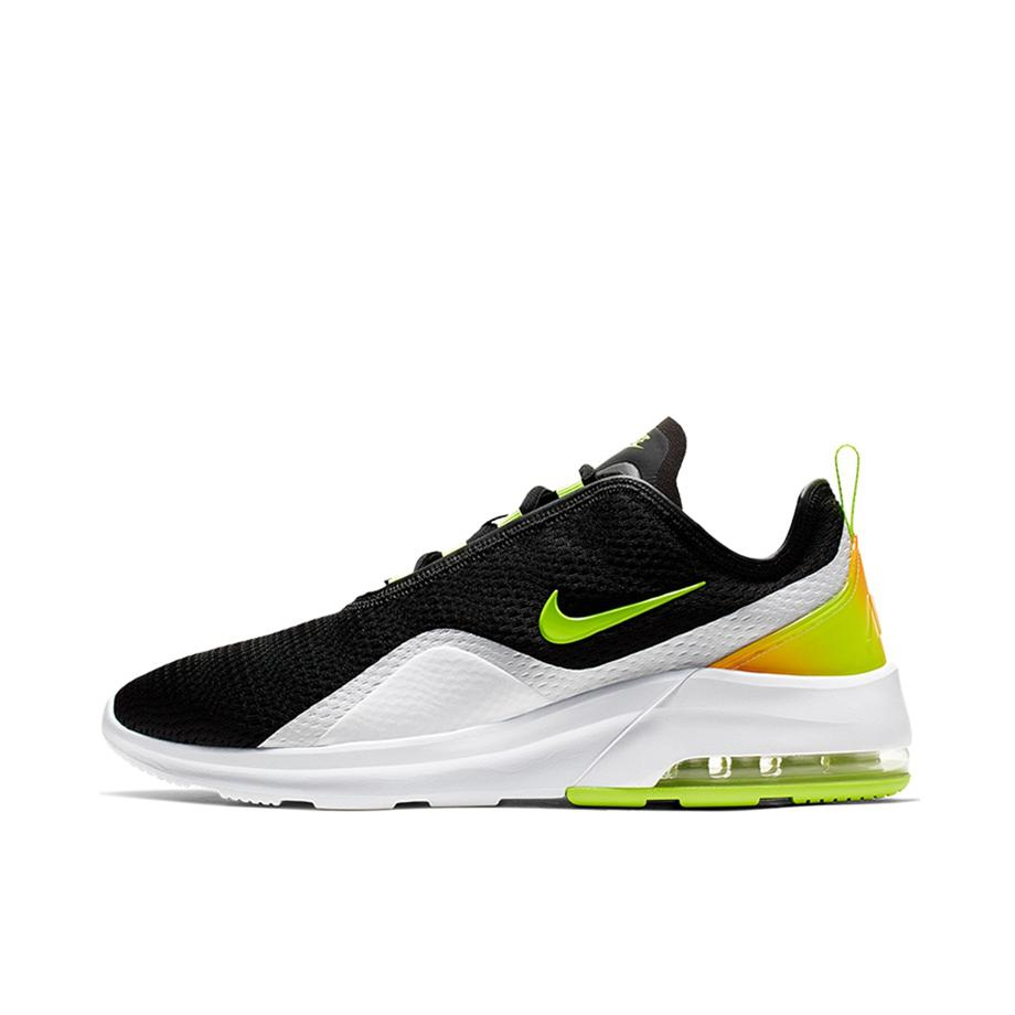 推荐商品：Nike Air Max Motion 2 气垫 减震透气 防滑耐磨 百搭复古 织物 支撑 运动休闲鞋 Black Volt 男款/黑色/白色/黄色