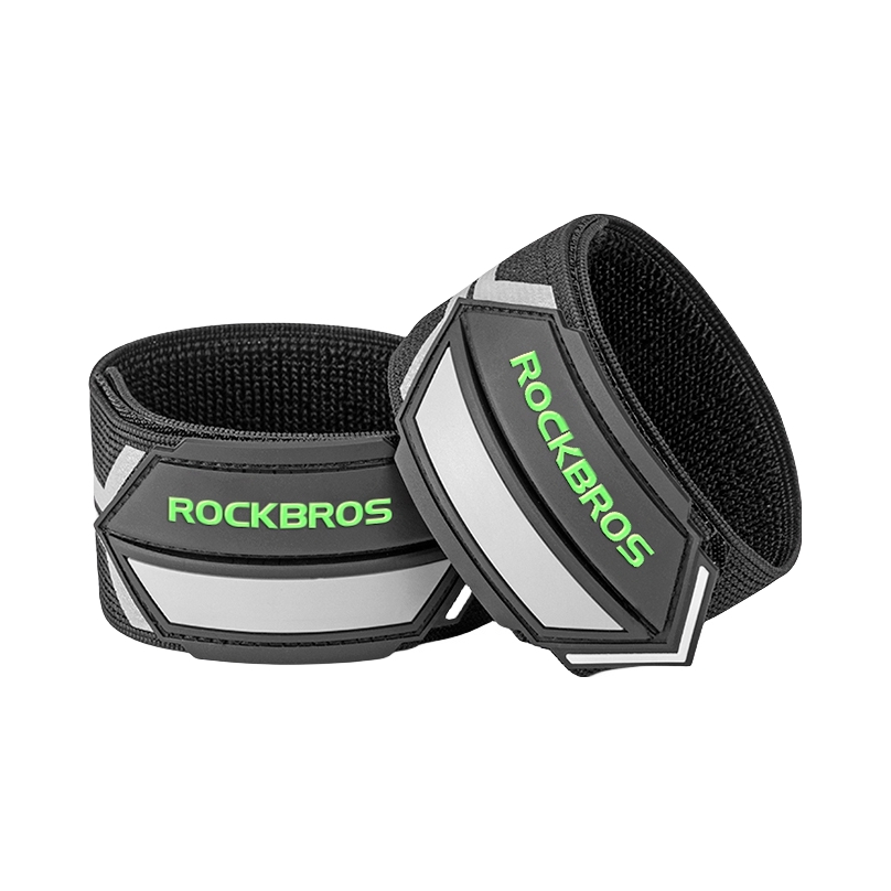 推荐商品：洛克兄弟自行车 反光 警示 山地公路车 高亮 夜跑 夜骑 脚固定带