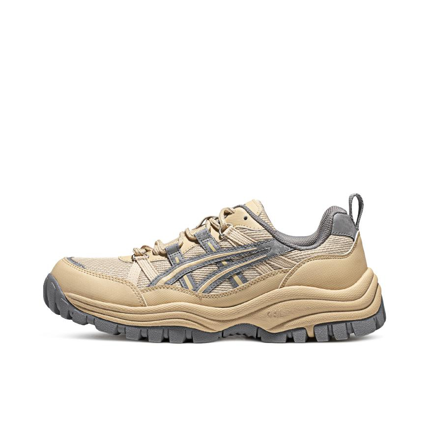 推荐商品：Asics/亚瑟士 GEL-CSL01 复古运动 舒适耐磨 抓地百搭 合成革 织物 厚底鞋 户外鞋 卡其色