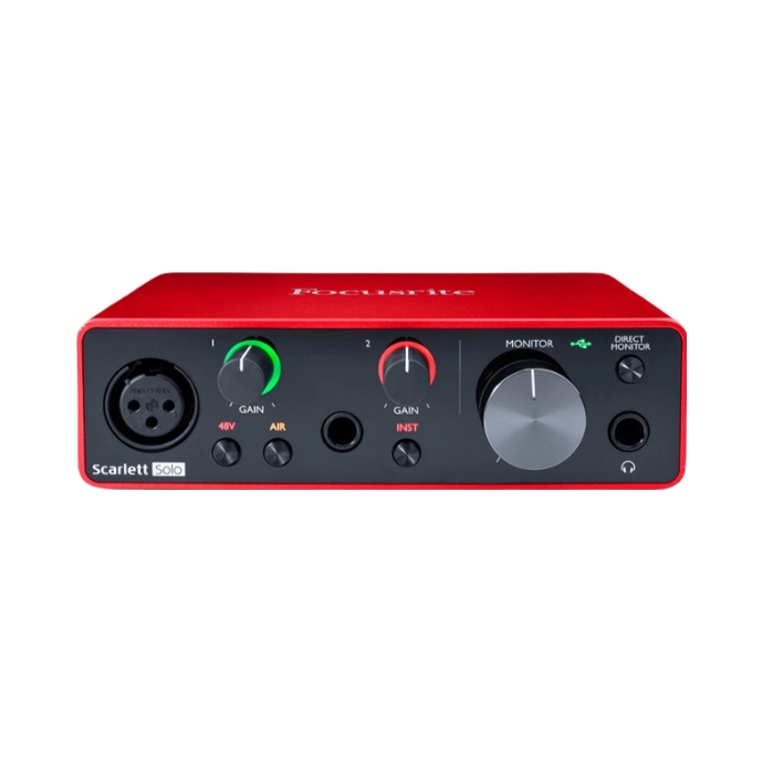 推荐商品：Focusrite/福克斯特 Scarlett Solo/2i2/4i4 三代混音编曲直播有声书录音声卡