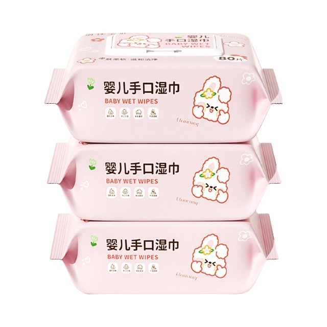 推荐商品：丽佳宝贝 婴幼儿手口加厚湿纸巾宝宝专用不含酒精