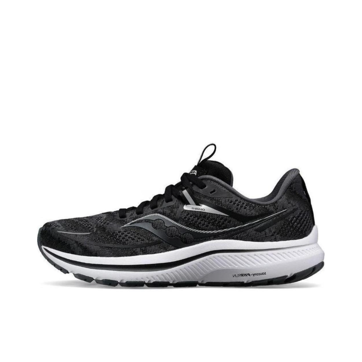 推荐商品：Saucony/索康尼 Echelon 9 防滑耐磨 减震轻便 舒适透气 简约 跑鞋 黑灰色/白色
