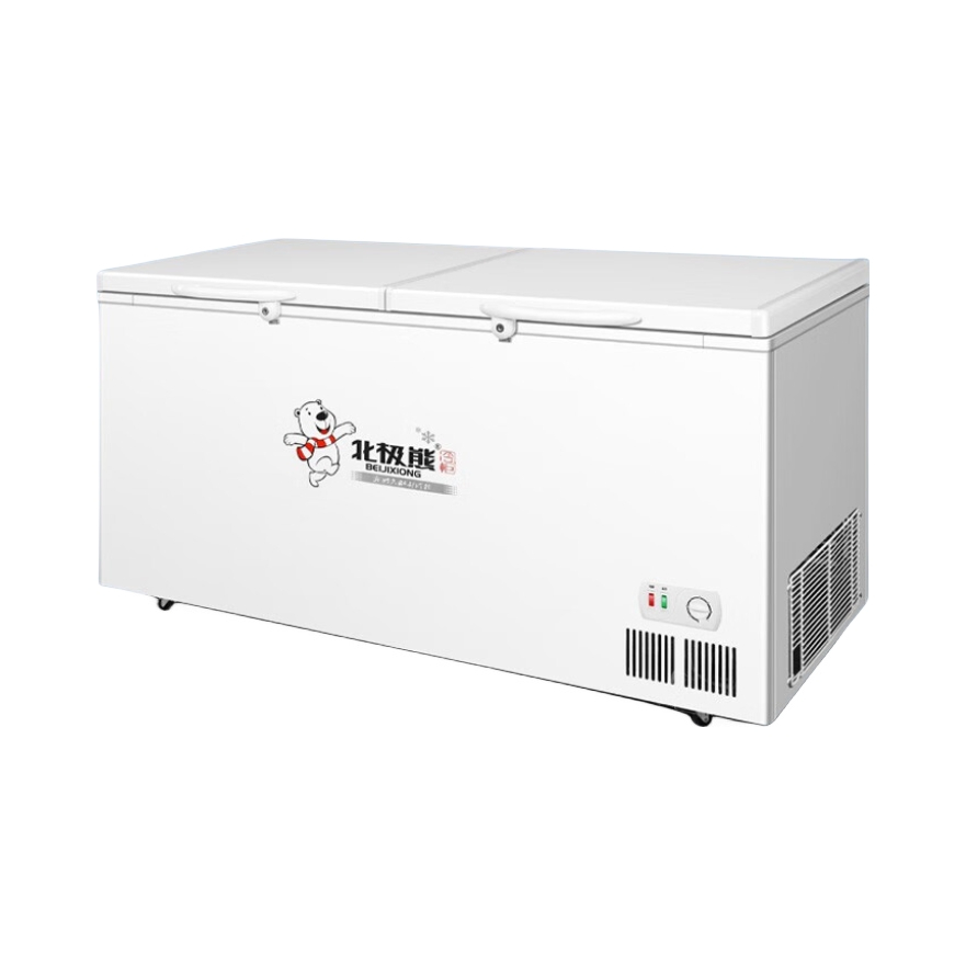 推荐商品：Polar bear/北极熊 冷柜 家用 大容量 节能省电 温控调节 断电保护 BD/BC-528R