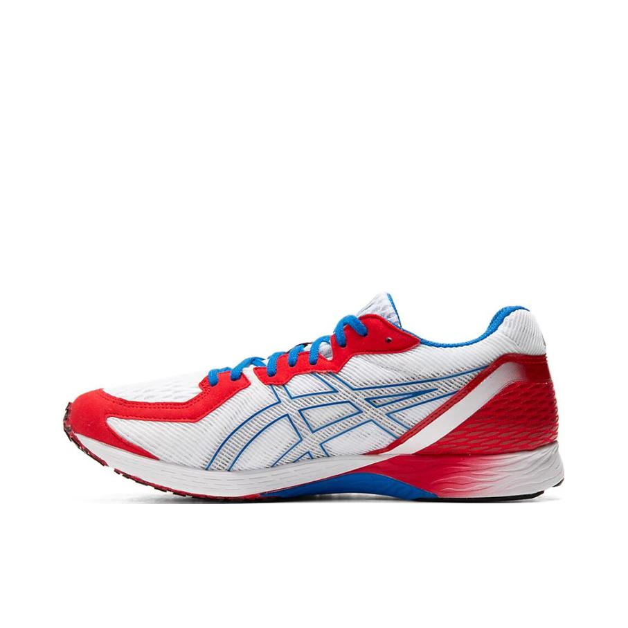 推荐商品：Asics/亚瑟士 Tartheredge 2 跑鞋 防滑耐磨舒适回弹网布透气百搭 白色/蓝色/红色