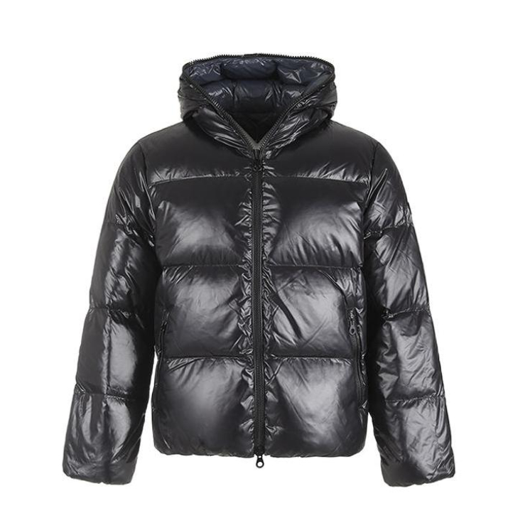 推荐商品：DUVETICA AUVA系列鸭绒拉链连帽短款羽绒服 VUDJ20136-K0001-NYS 黑