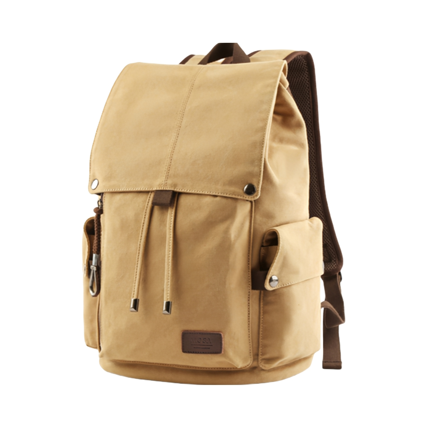 推荐商品：kce 休闲通勤大容量帆布电脑包旅行包书包双肩包