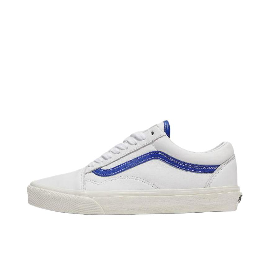 推荐商品：Vans/范斯 Old Skool 滑板鞋 板鞋 轻便防滑复古舒适经典 白色/深蓝色/黑色