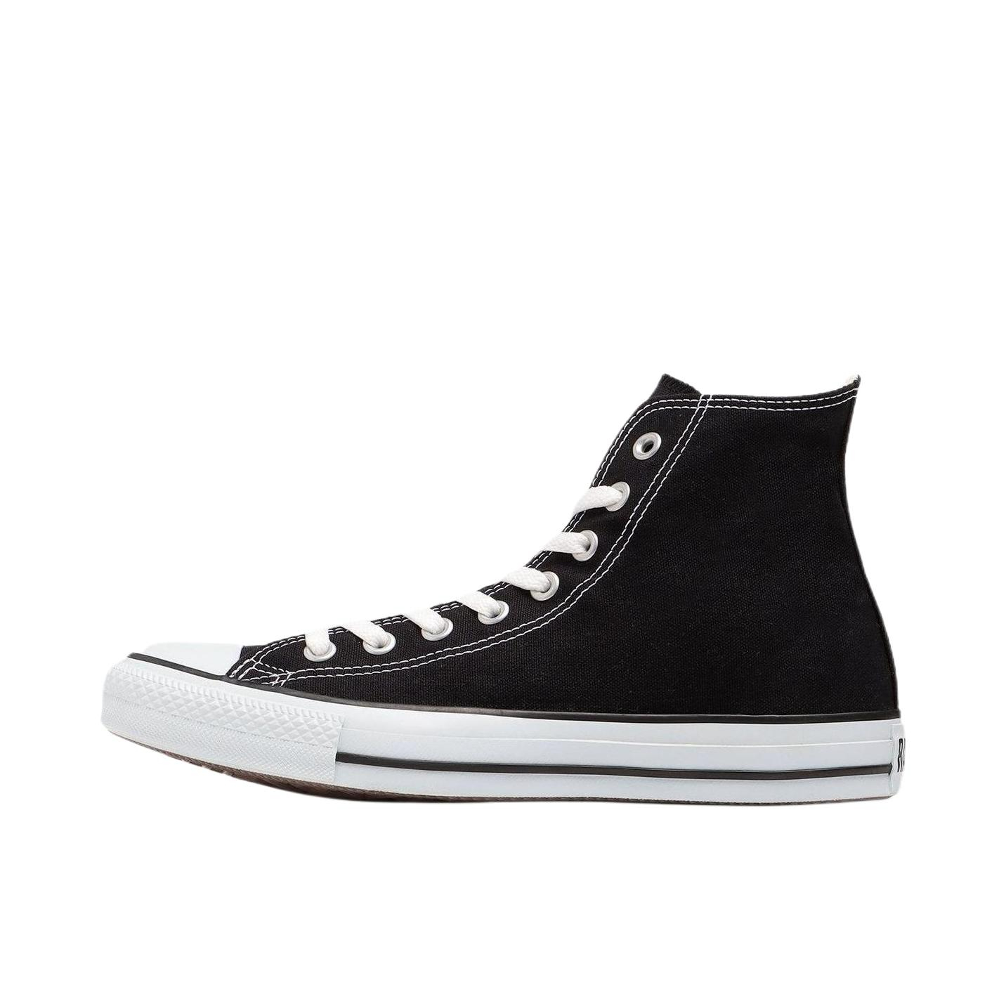 推荐商品：Converse/匡威 Chuck Taylor All Star 帆布鞋 常青款轻便防滑耐磨百搭复古圆头减震贴合高帮 主黑色/白色