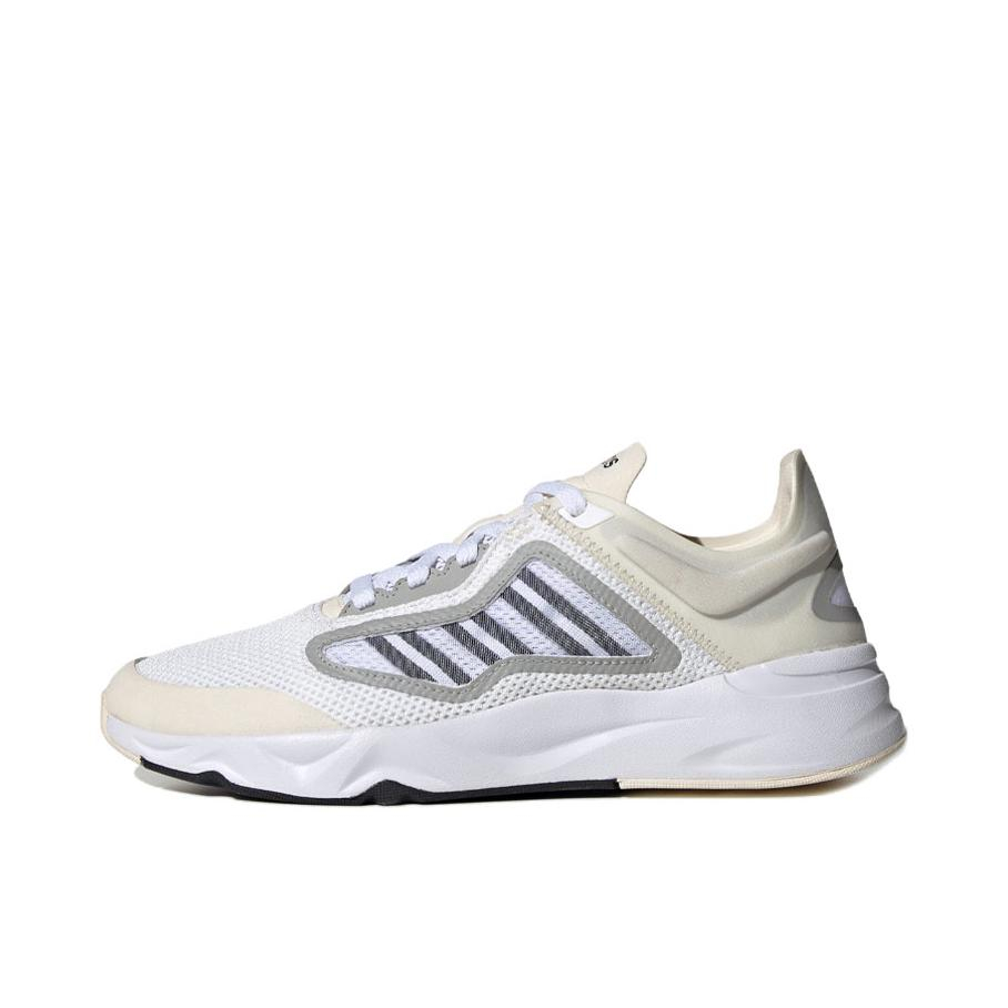 推荐商品：adidas NEO Futureflow CC 缓震轻便 防滑耐磨 网面透气 舒适 复古 休闲鞋 石膏白/一号黑/淡灰