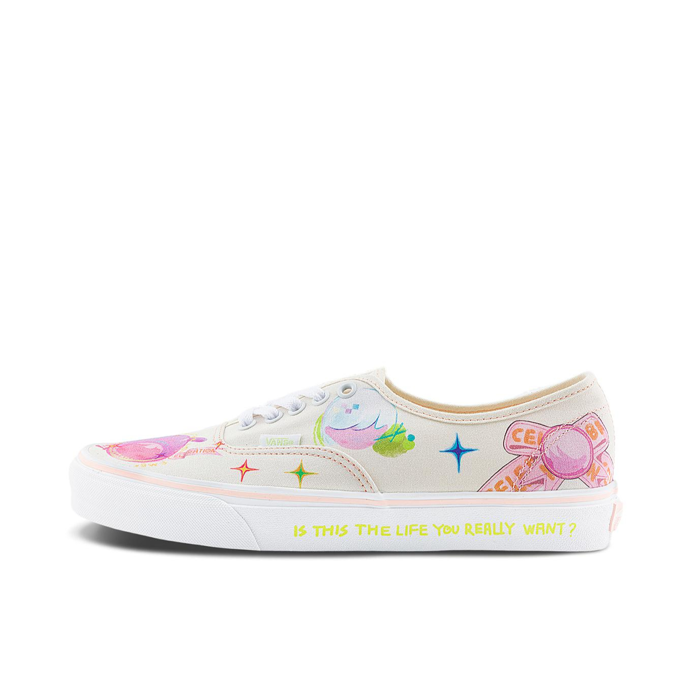 推荐商品：Vans/范斯 Authentic 潮流休闲 轻便舒适 防滑耐磨 百搭运动 复古 板鞋 彩色/粉色