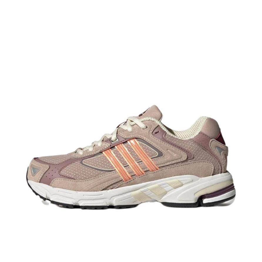 推荐商品：adidas Originals Response CL 防滑耐磨 舒适缓震 织物网面 复古 运动休闲鞋 老爹鞋 米色/紫色