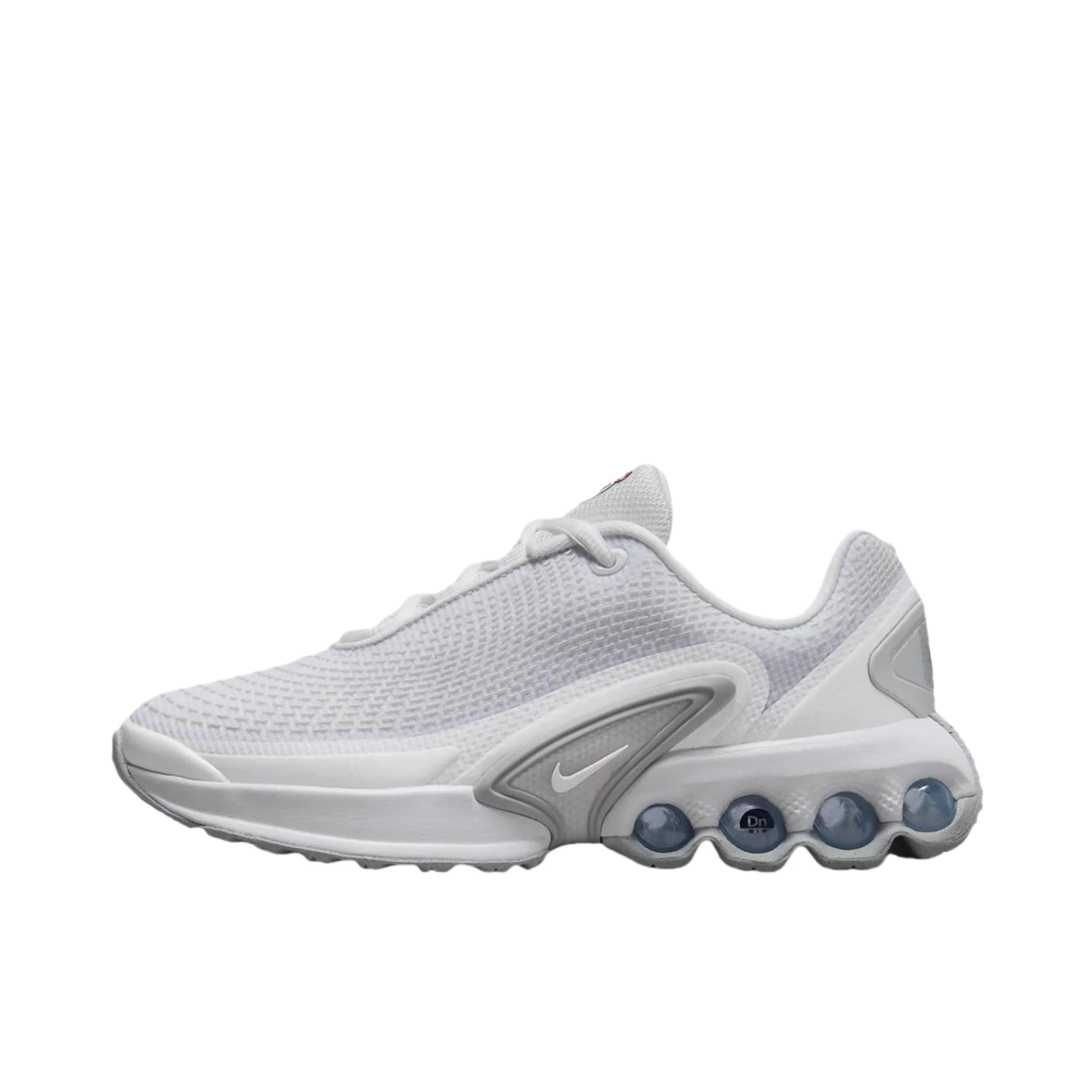 推荐商品：Nike Air Max Dn 运动休闲鞋 柔软防滑耐磨缓震回弹支撑网布透气低帮平跟贴合 GS/白色
