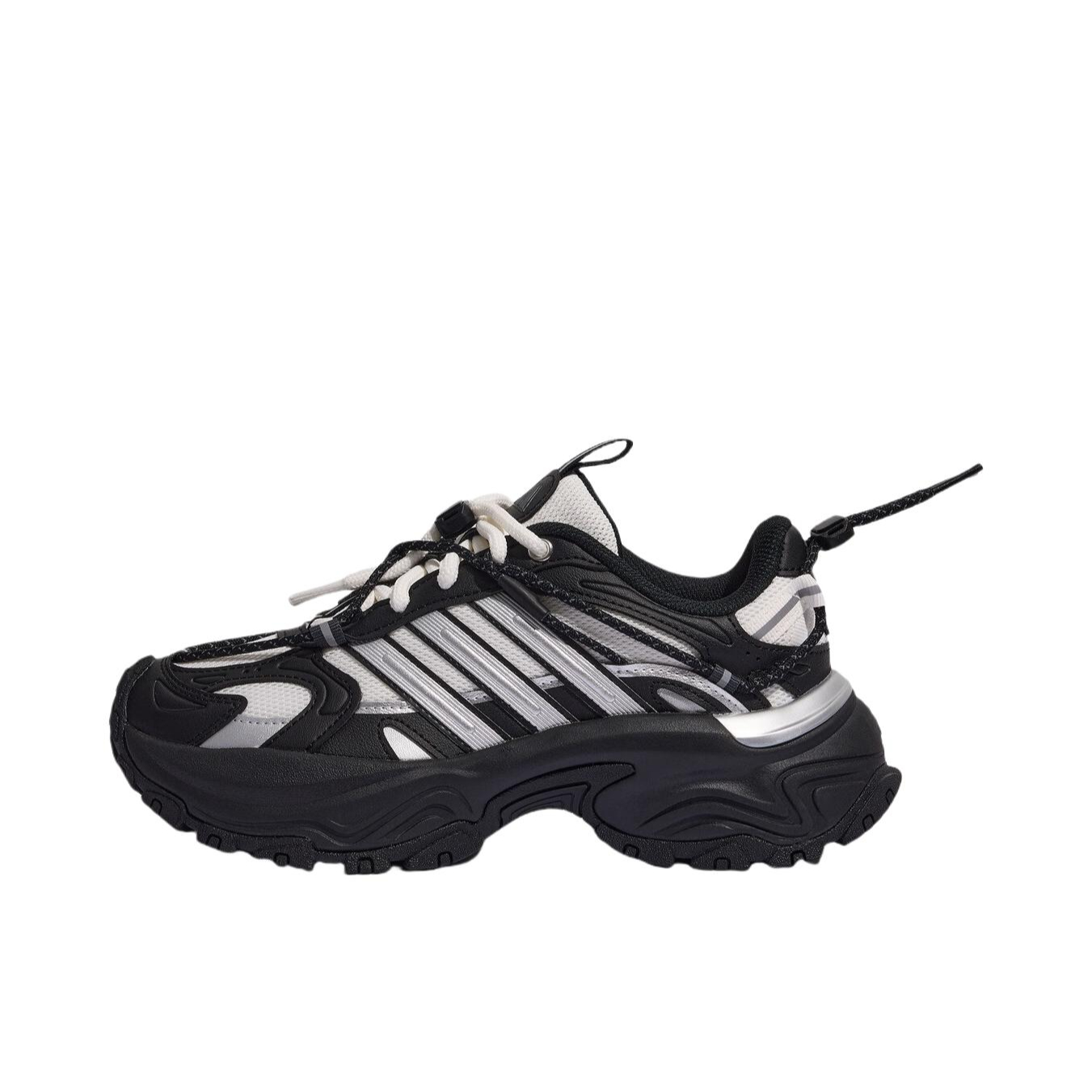 推荐商品：adidas SHADOW FEVER OD 老爹鞋 复古百搭防滑回弹 黑色/深灰色/白色