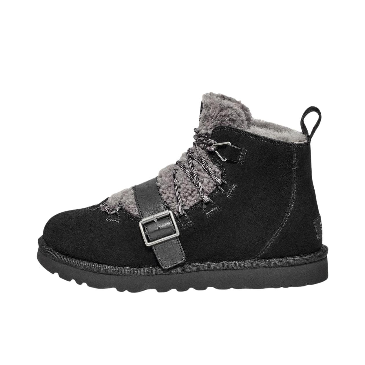 推荐商品：UGG Dune Mini Shearling 轻便 舒适圆头 潮流 雪地靴 1153510 黑色