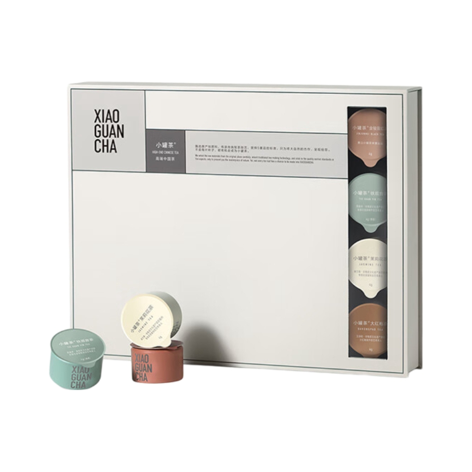 推荐商品：小罐茶 莫兰迪组合茶 96g 特级彩罐