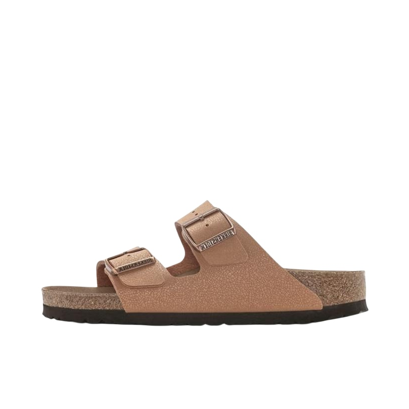 推荐商品：Birkenstock Arizona系列 舒适软底 外穿 软木 双扣 一字 圆头 绒面 搭扣 牛皮革 双带 防磨 拖鞋 勃肯鞋 正常版/土棕色