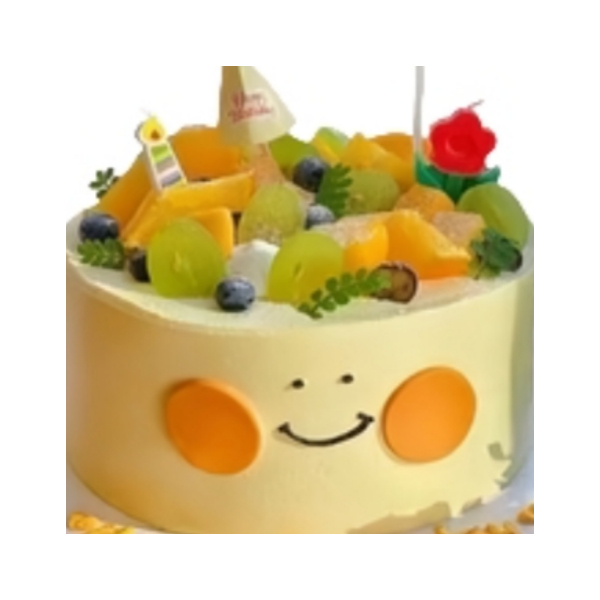 推荐商品：全城热卖：【水果蛋糕】6英寸动物奶油，送货上门，新鲜现做好吃不腻，性价比高，水果夹心生日蛋糕 28 选 1