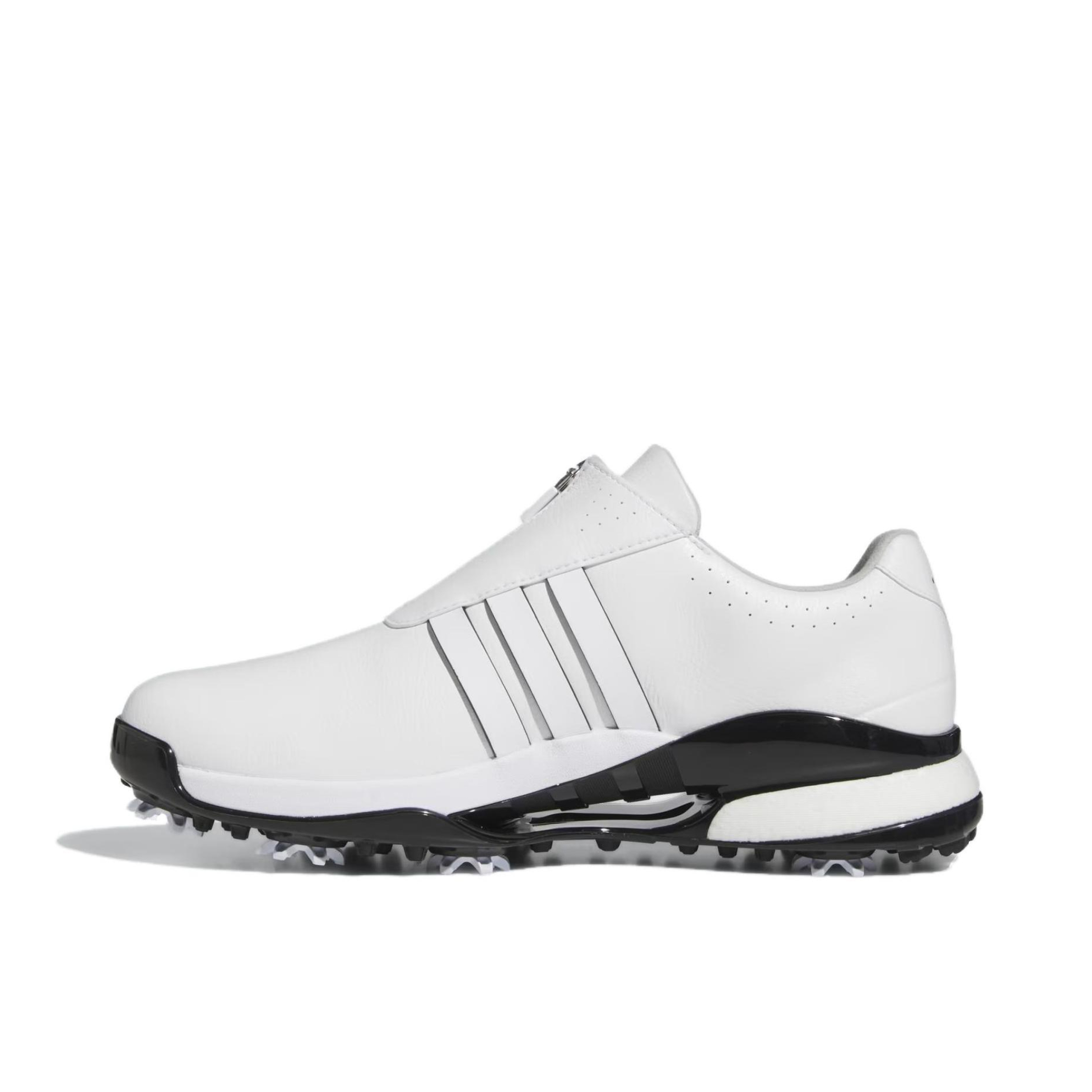 推荐商品：adidas Tour360 24 旋转按钮 舒适百搭 减震耐磨 高尔夫鞋 白色/黑色