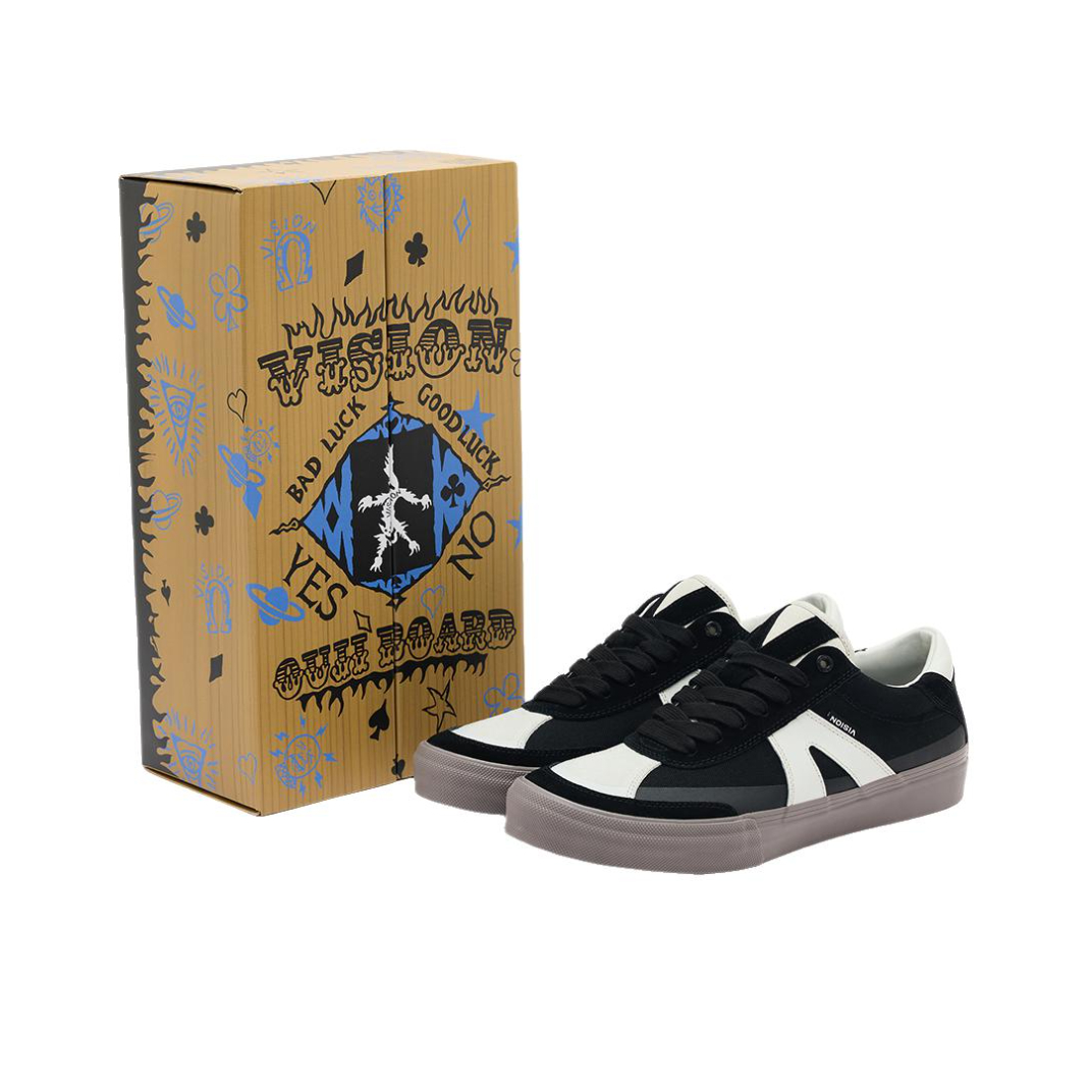 推荐商品：Vision Street Wear PUSH PRO ouija board主题系列 帆布鞋 街头运动系带圆头 礼盒款/曜石黑