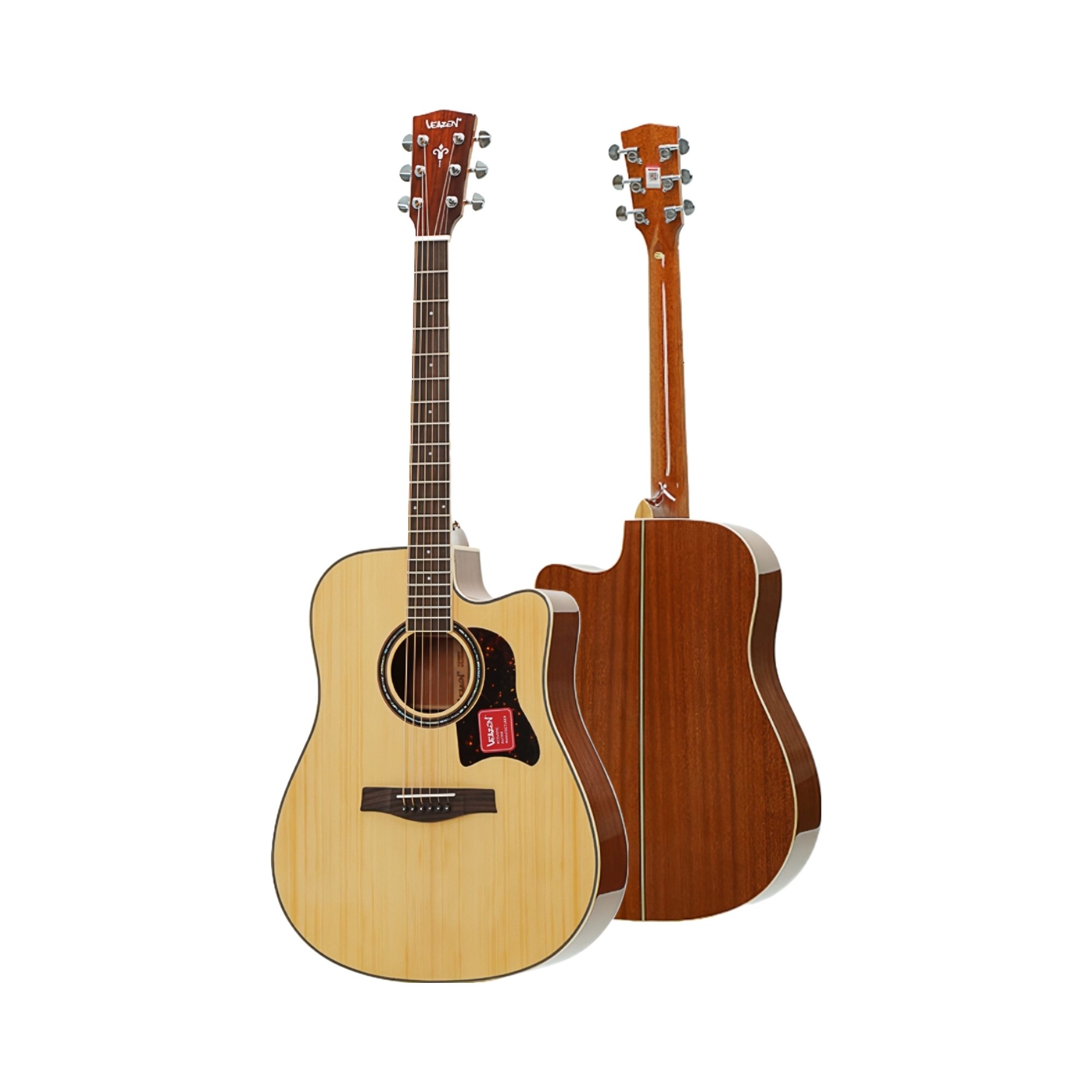 推荐商品：VEAZEN/费森 VZ200系列初学者单板民谣吉他电箱面单