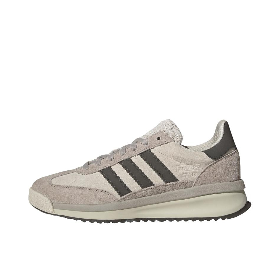 推荐商品：【王安宇同款】adidas Originals SL72 RTN 复古 防滑耐磨 系带 低帮 运动休闲鞋 矾土棕色/暗橄榄绿色/学院银色/灰色