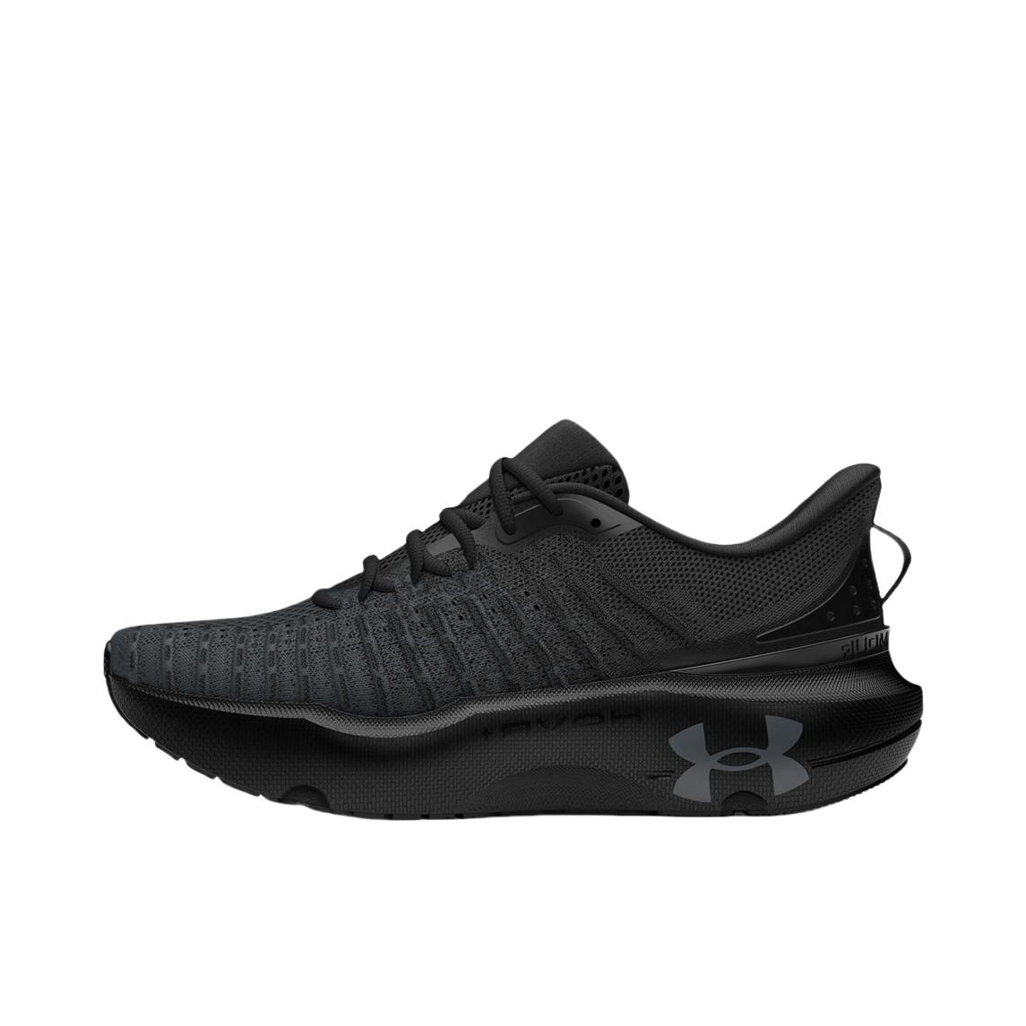 推荐商品：Under Armour/安德玛 Infinite Elite韧系列 灵活 缓冲 织物 回弹 跑鞋 纯黑色