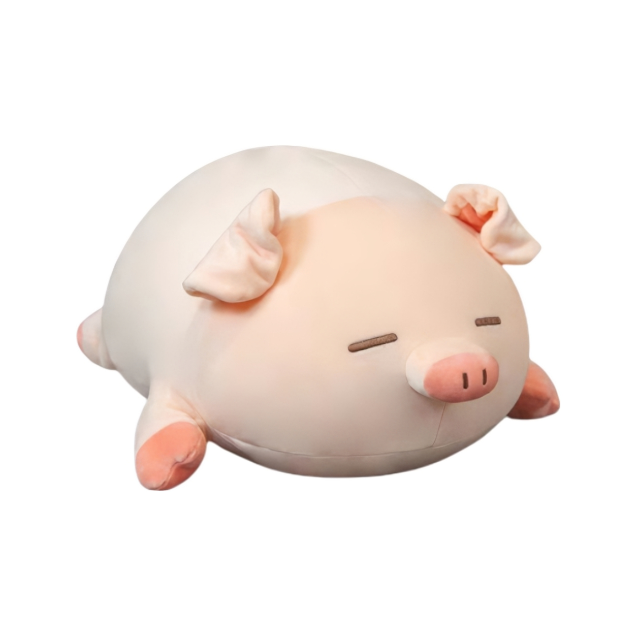 推荐商品：mengmengbunny/萌萌兔 小猪猪眯眼款抱枕 毛绒玩具