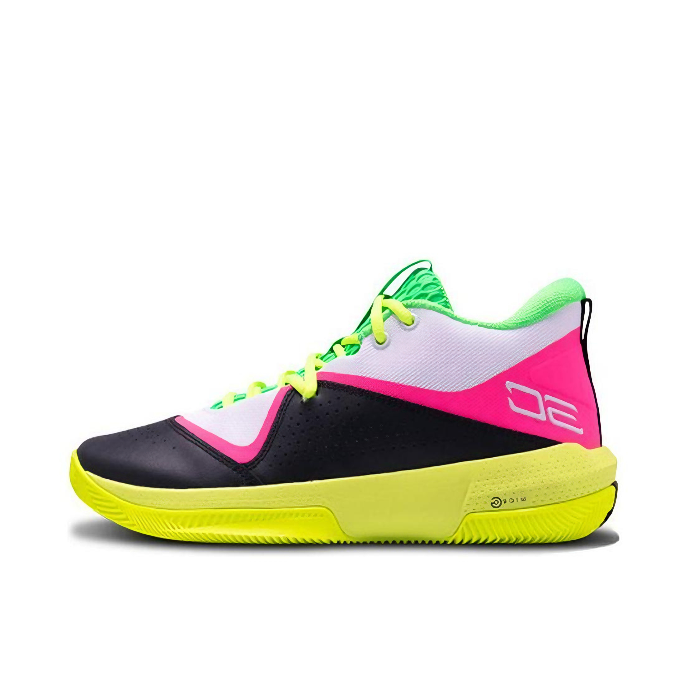 推荐商品：Under Armour/安德玛 Sc 3zer0 IV 网布 稳定支撑 缓震 实战 篮球鞋 白色/粉色/黑色