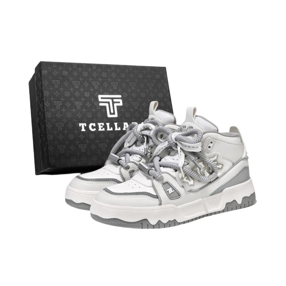 推荐商品：TCELLARS 减震耐磨 轻便透气 休闲时尚 增高支撑 防水吸汗 支撑 板鞋 17310730060L 礼盒款/复古白