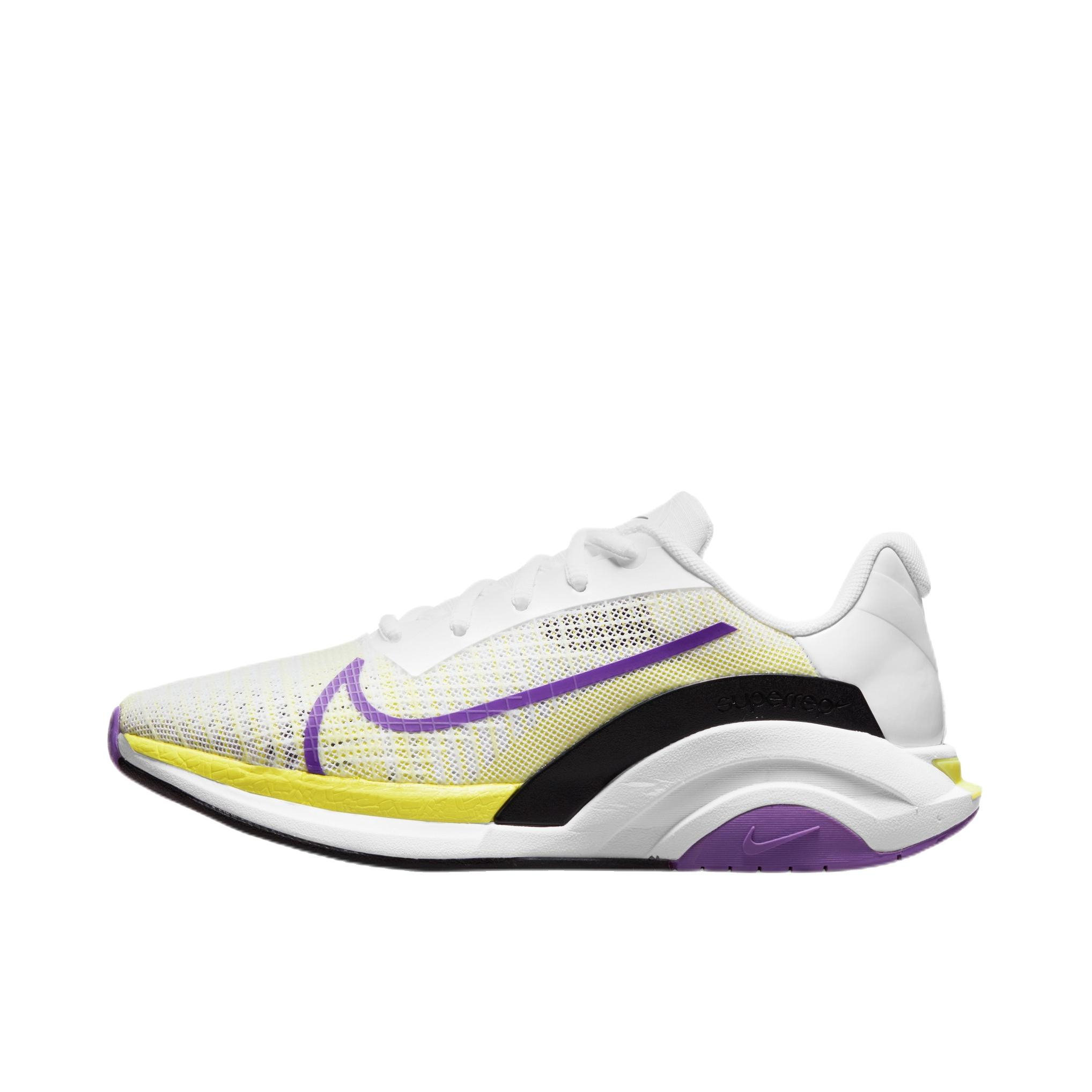 推荐商品：Nike ZoomX SuperRep Surge 耐磨防滑 减震 轻便休闲 透气舒适 运动 训练鞋 白色/黑色/柠檬黄