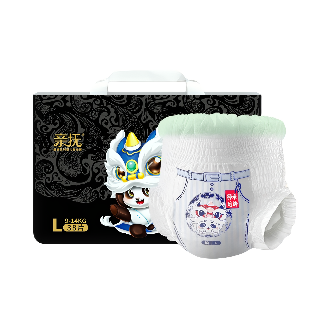 推荐商品：亲抚 醒狮婴儿拉拉裤L码 尿不湿