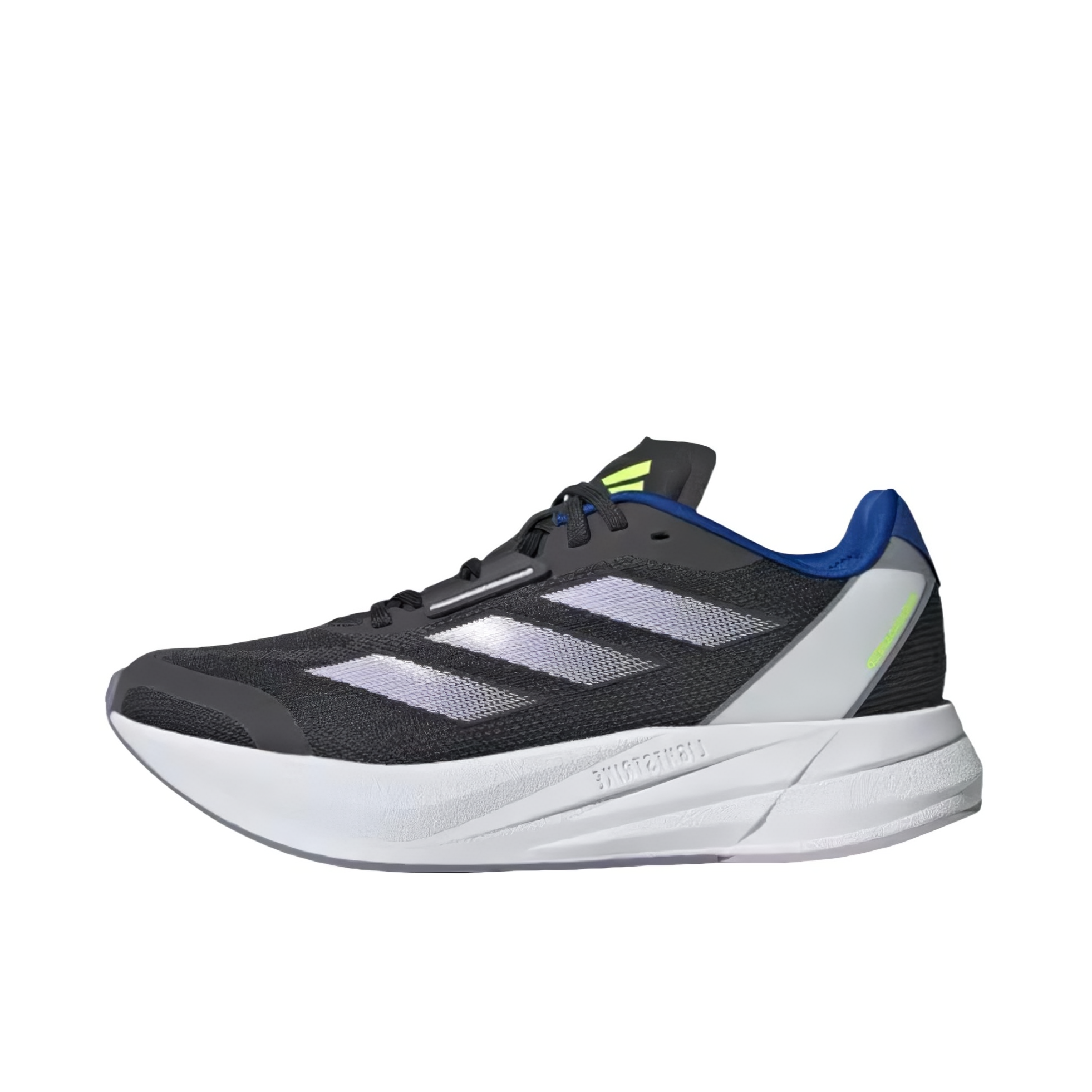 推荐商品：adidas Duramo Speed 跑鞋 减震回弹轻便防滑耐磨网面透气碳板备赛短跑稳定圆头 女款/黑色/白色/黄色